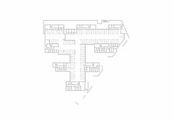 SCHINDLER SEKO ARCHITEKTI, Bytový soubor Triangle, půdorys 1. PP – foto