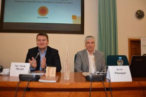 Z přednášky Kevina Flanagana na MZe, Kevin Flanagan a Ing. Patrik Mlynář