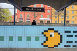 Stockholmské metro (na obrázku stanice Thorildsplan) 