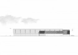 Revitalizace zimního stadionu v Opavě, Qarta Architektura, pohled jižní