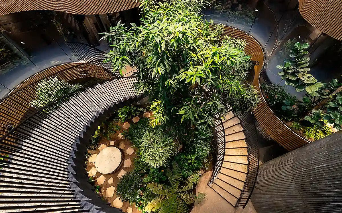 Zelená atria od Jungle Interiors