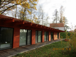 Rozvoj areálu Opatovického mlýna, ubytovna, ABM architekti.