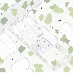 Rodinný dům Lhotka, situace, SOA architekti