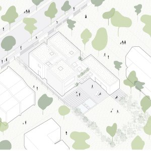 Rodinný dům Lhotka, situace, SOA architekti