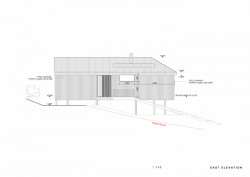 Víkendový dům Kangaroo Island, Prodesi / Pavel Horák, Hana Bartoňová, pohled východ