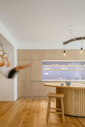 Byt v Praze-Vinohradech, Archistroj a Atelier HOROZONT: Vše je propojené a maximálně otevřené