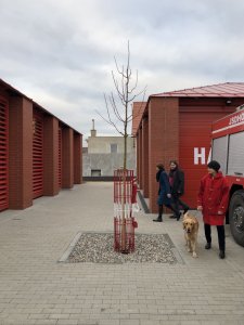 Slavnostní otevření hasičské zbrojnice a zázemí technických služeb v Líbeznicích, Ehl&Koumar architekti