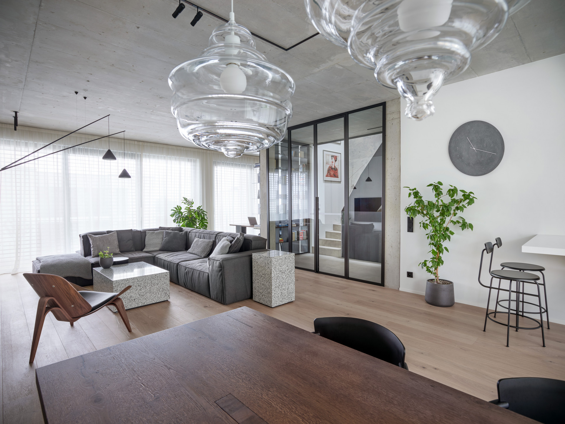 Interiér domu v pražských Malešicích od architektů z SMLXL