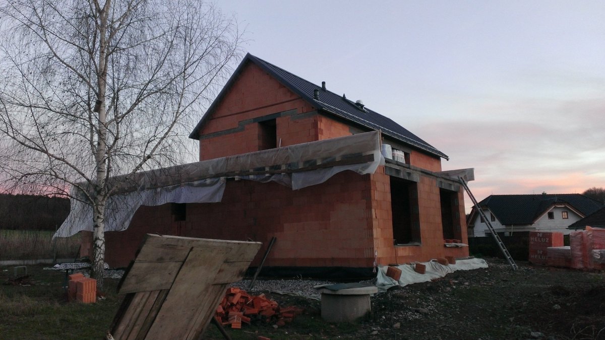 Foto z výstavby