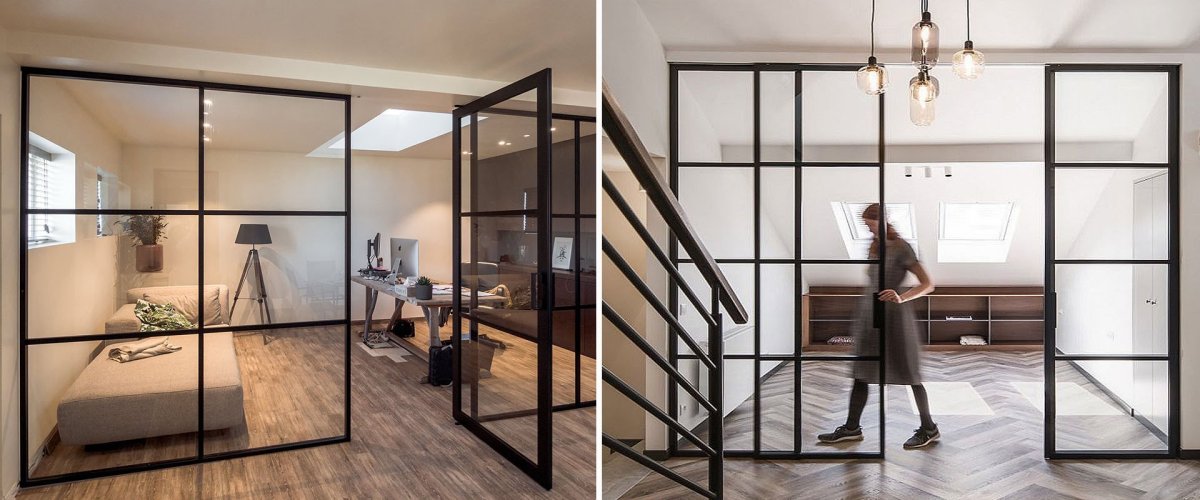 Dotek industriálního designu příčky Digero  přináší do moderních interiérů krásu minimalismu i dokonalou funkčnost. 