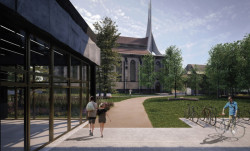 Úpravy veřejného veřejného prostoru areálu Emauzy