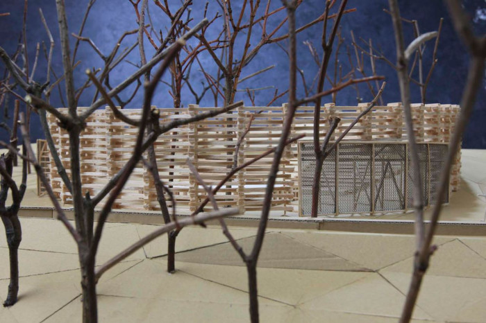 třiarchitekti, Letní scéna AmFík, pracovní model – foto