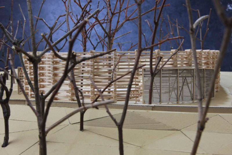třiarchitekti, Letní scéna AmFík, pracovní model – foto