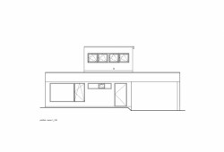 Dům se světlíkem, severní pohled, Atelier 11