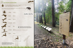 Naučná stezka v parku Štěpánka