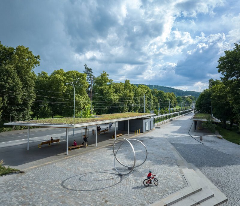 Tržiště Pod kaštany ve Zlíně - cena za urbanismus