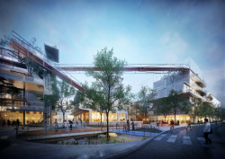 Návrh proměny brownfieldu Špitálka, A8000, vizualizace