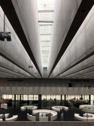 Působivá vizualita: nosníky v atriu