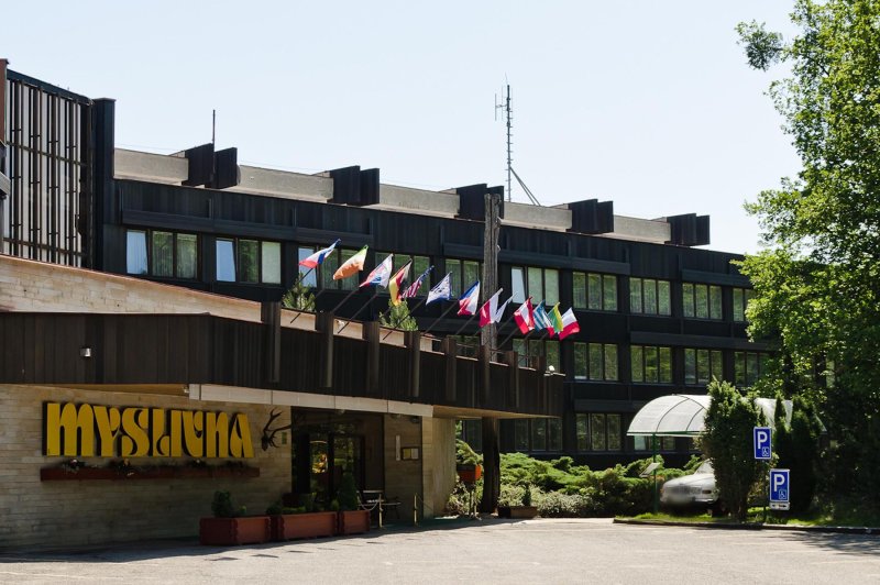 Hotel Myslivna, již zbořený