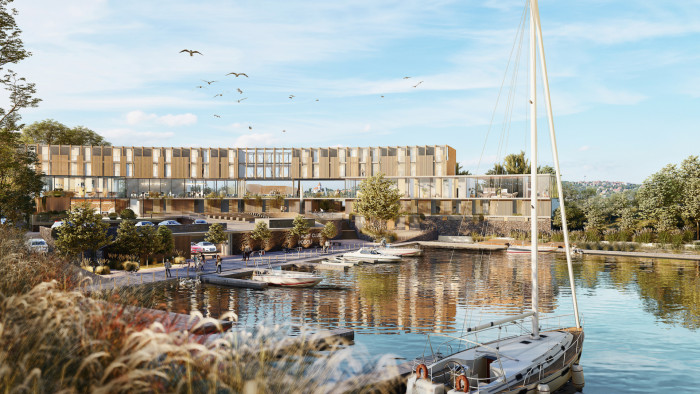 Revitalizace Podolského přístavu v Praze, vizualizace