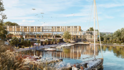 Revitalizace Podolského přístavu v Praze, vizualizace