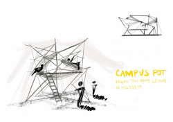 Odpočinkové místo v kampusu, Ngoc Thi Anh Leová.