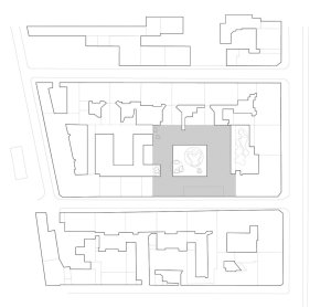 Fakulta rozhlasové a televizní tvorby Slezské univerzity v Katovicích, BAAS Arquitectura + Grupa 5 Architekci + Małeccy Biuro Projektowe, situace