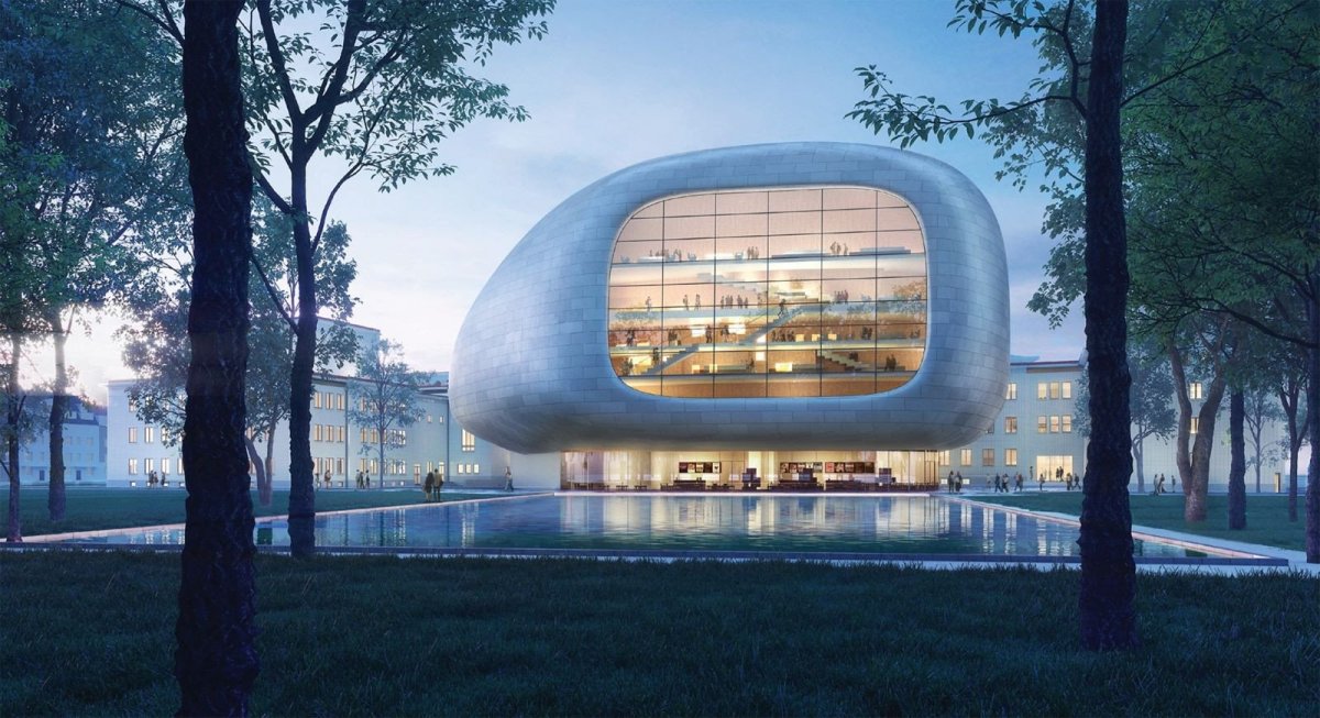 Návrh koncertního sálu v Ostravě od studií Steven Holl Architects a Architecture Acts