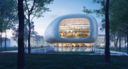 Návrh koncertního sálu v Ostravě od studií Steven Holl Architects a Architecture Acts