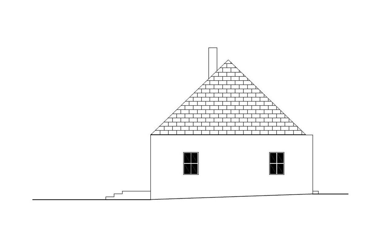 Chata na Vysočině, západní pohled, Urban Čelikovský architekti