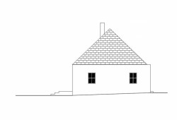 Chata na Vysočině, západní pohled, Urban Čelikovský architekti
