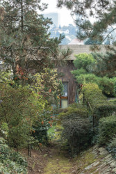 Karel Prager prokázal mistrovství umístěním domů do svažitého terénu, který se propisuje i do vnitřního uspořádání. Autorky knihy to nazývají „Pragerův Raumplan“. Řadové domy jsou rozděleny do skupin, vily stojí kolem centrálního prostoru.