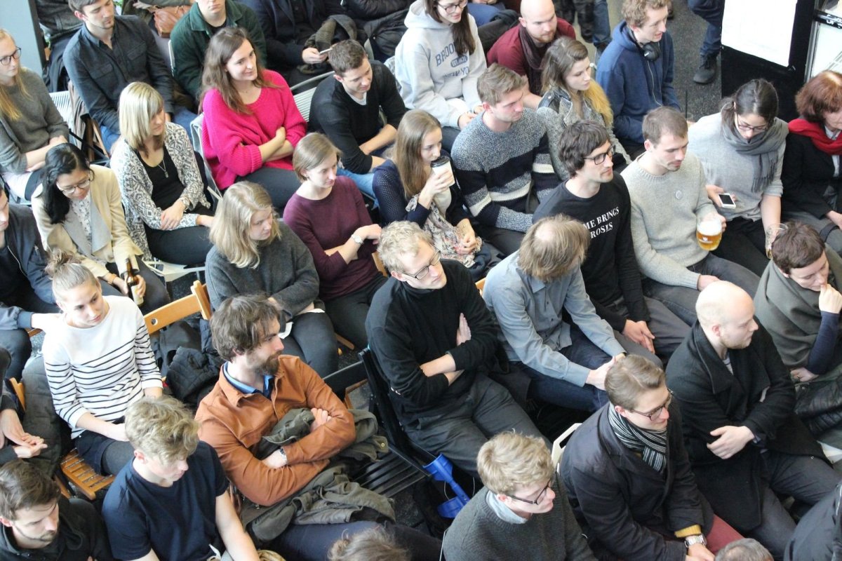 Diskuze nad Olověným Dušanem, NTK Praha, foto