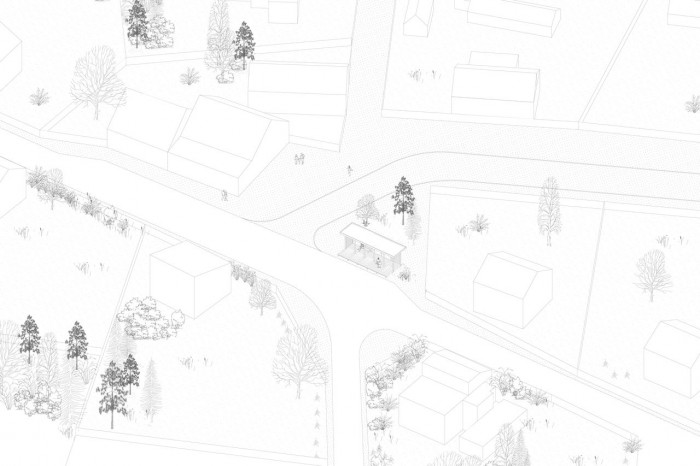 Vu Dinh Quang, Daniela Míková a Ondřej Novák, Malá architektura pro Velký rybník, autobusová zastávka - foto