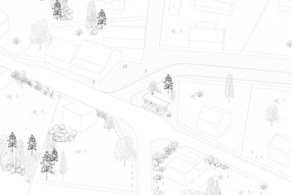 Vu Dinh Quang, Daniela Míková a Ondřej Novák, Malá architektura pro Velký rybník, autobusová zastávka - foto
