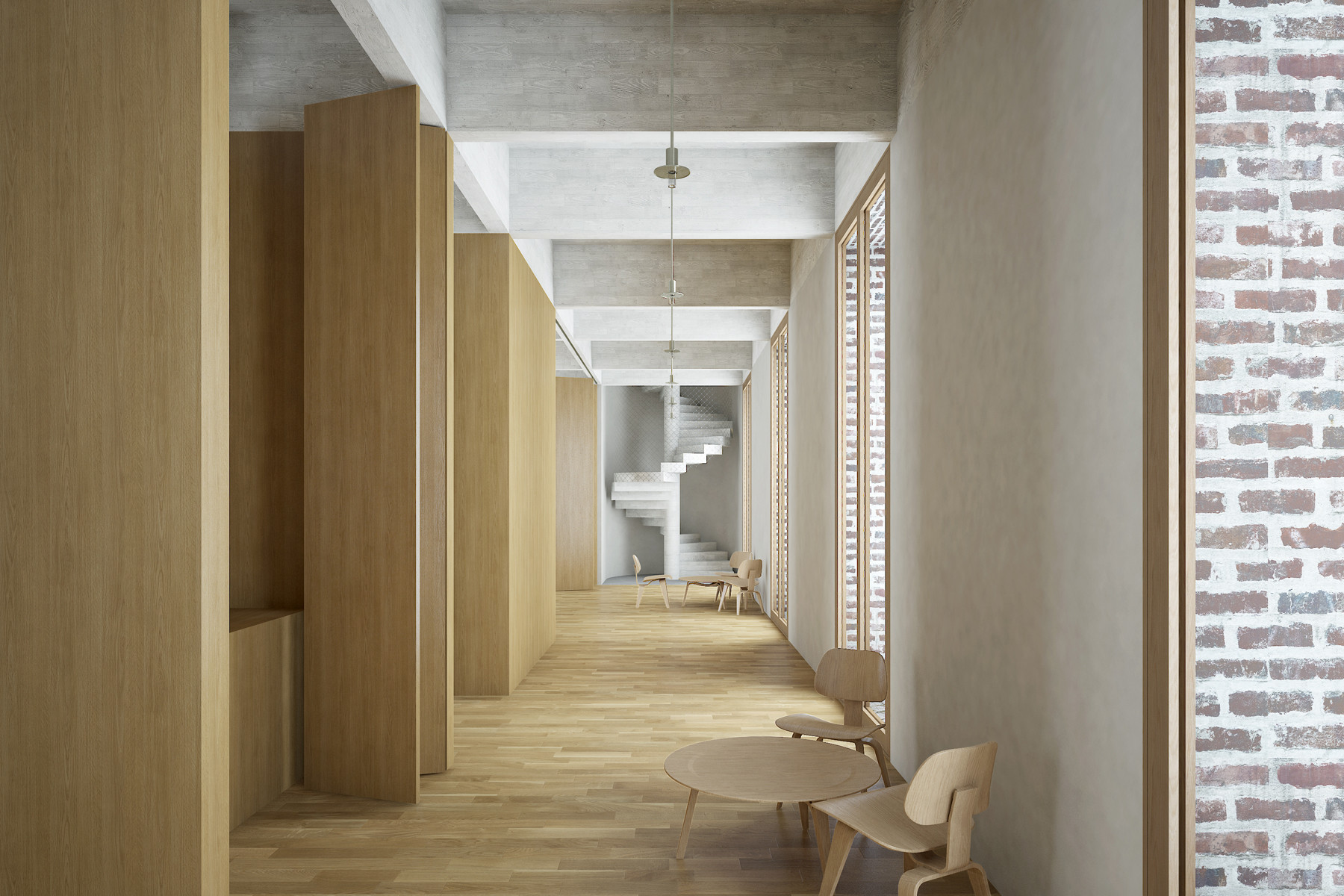 V obci Slapy vyroste nový obecní úřad podle návrhu architektů ze studia Karla Filsaka.