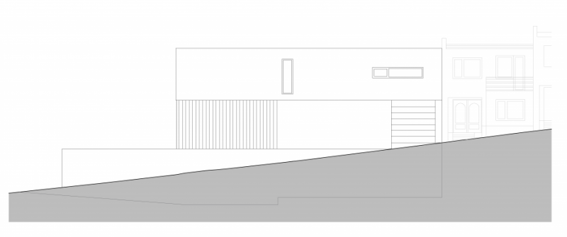 Rodinný dům v Brně-Kohoutovicích, Kuba&Pilař architekti / Tomáš Pilař, Ladislav Kuba, Helena Hovorková, Milena Galátová, Martin Hlava, severní pohled