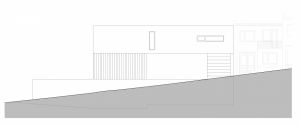 Rodinný dům v Brně-Kohoutovicích, Kuba&Pilař architekti / Tomáš Pilař, Ladislav Kuba, Helena Hovorková, Milena Galátová, Martin Hlava, severní pohled
