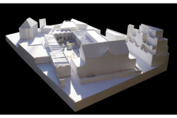 Peter Barber Architects, příbytky na Holmes Road, model