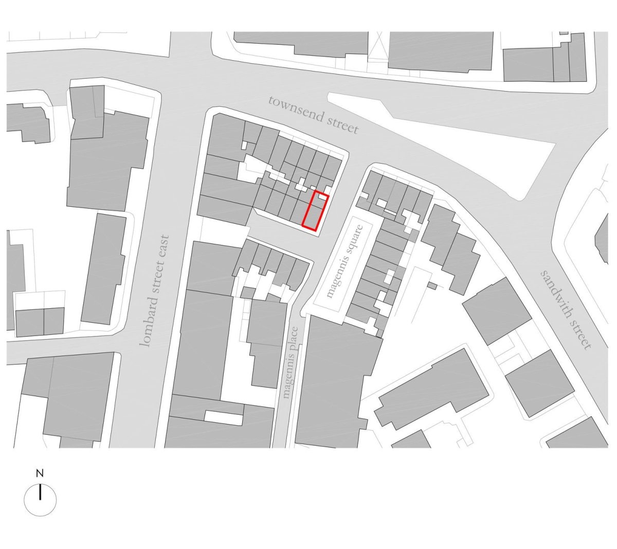 Širší vztahy, Magennis Square, TAKA architects,