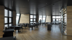 Restaurace Stone Flower, Mario Botta