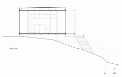 Felipe Assadi, Casa Remota, řez A -