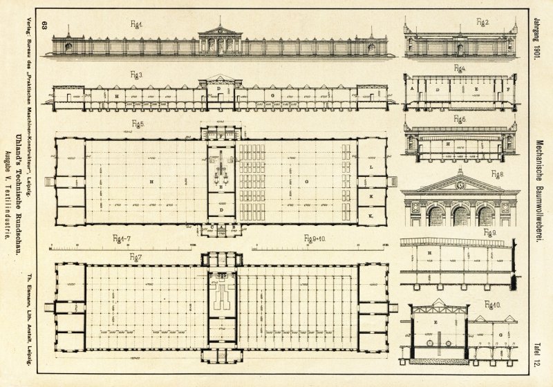 Výstava Industriální architektura na starých plánech a v nových médiích, Galerie NTK a VCPD FA ČVUT. Zdroj: Galerie NTK