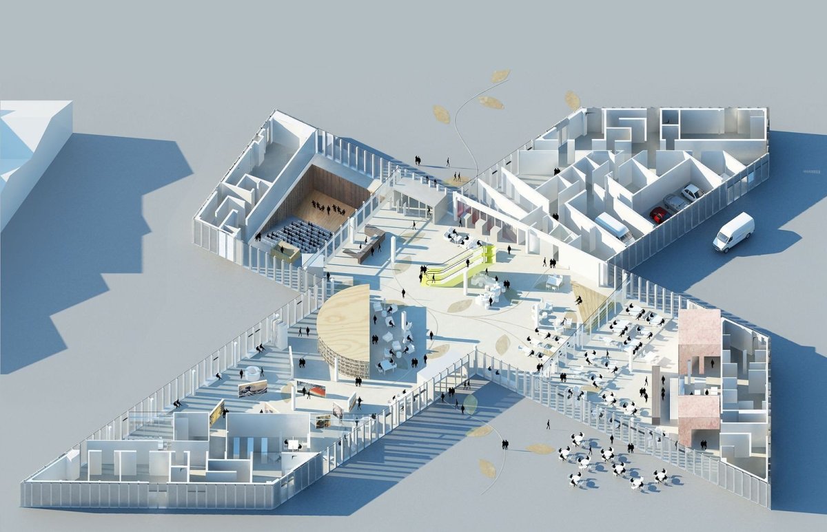 Knihovna Caen, OMA,