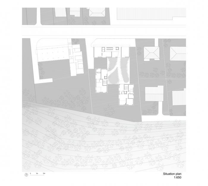 Buzzi Studio di Architettura, Cà Bugnada, situace – foto