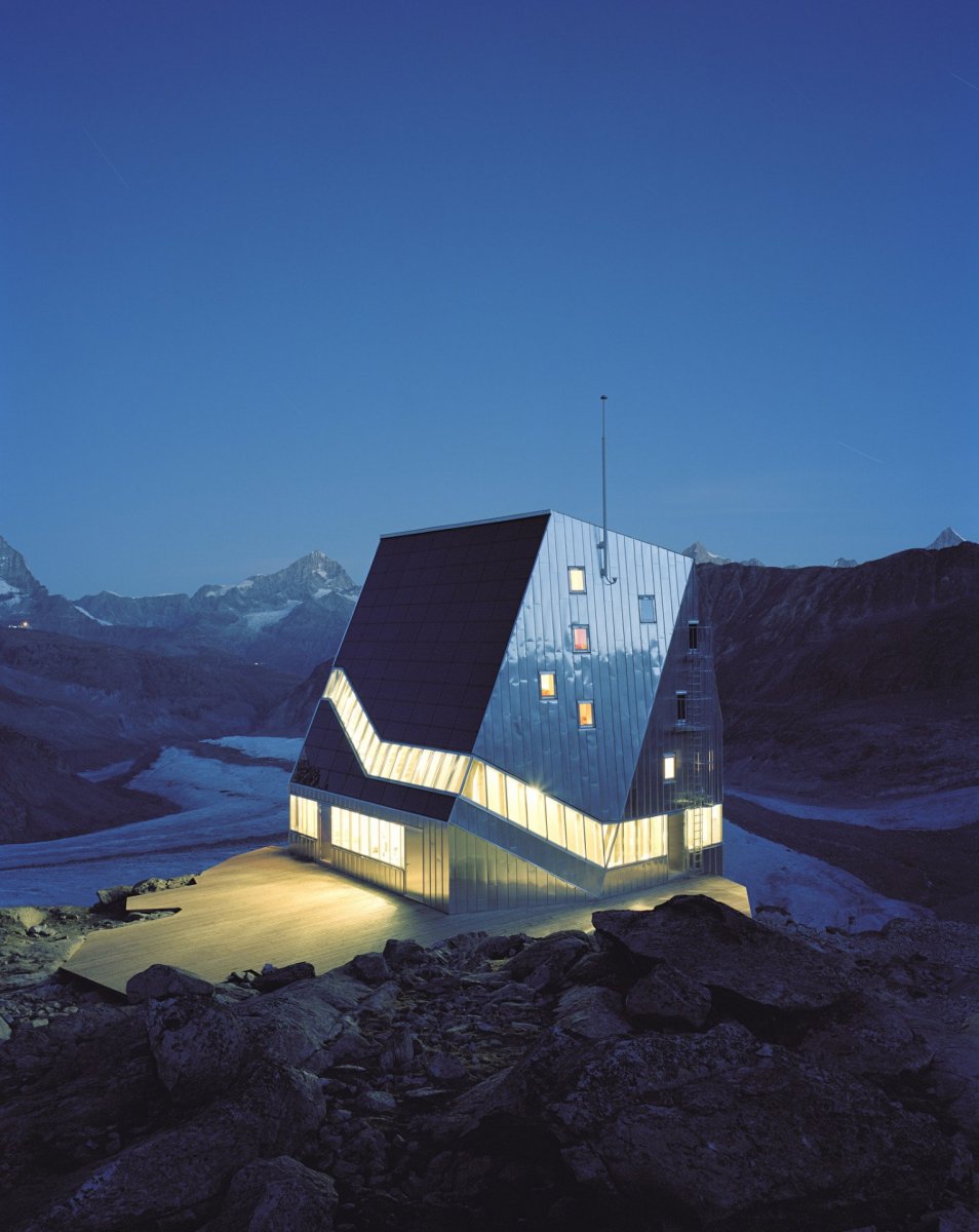 Horská chata Monte Rosa, Bearth & Deplazes Architekten