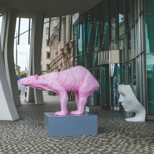SCULPTURE LINE 2016, Praha: Ondřej Bílek, Medvěd – foto