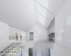 Vítězný návrh Centra současného umění a architektury v Českých Budějovicích od studií AFF Architekten + Malý Chmel. Vizualizace: Ondřej Žvak, Malý Chmel