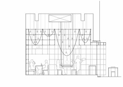 Lukstudio, The Noodle Rack, řez - foto