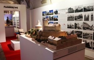 Architecture Week Praha, Pohled do expozice olomouckého kraje - foto